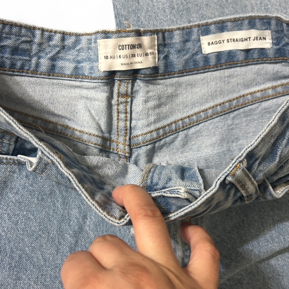 Cotton On Baggy Straight Jeans - Picture 3 of 3